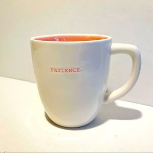 Rae Dunn Pink Patience Mug